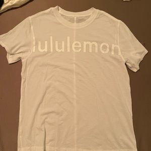 Lululemon all yours LULULEMON logo short sleeve cotton t-shirt